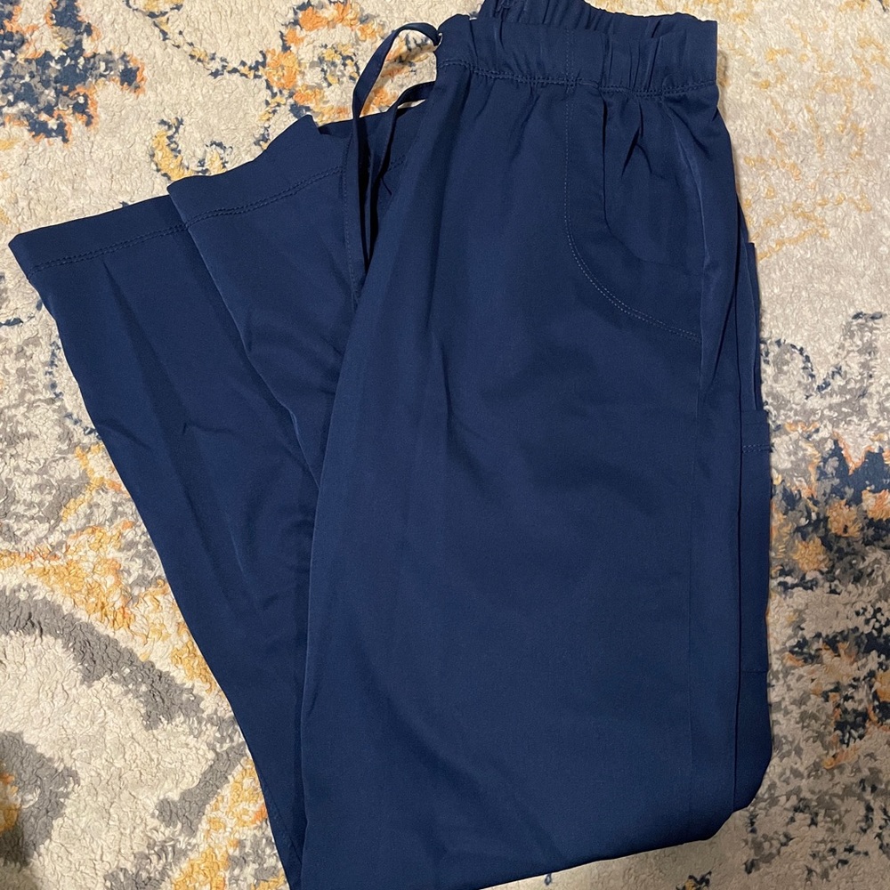 Size medium navy Healing hands scrub pants